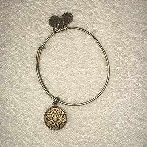 Gold Alex and ani new beginnings bracelet